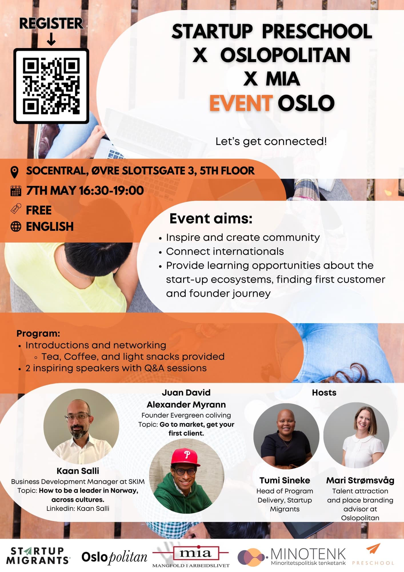 Nettverksevent 7. mai - etablering og utvikling av bedrift i Norge - vær rask, meld deg på her! 1