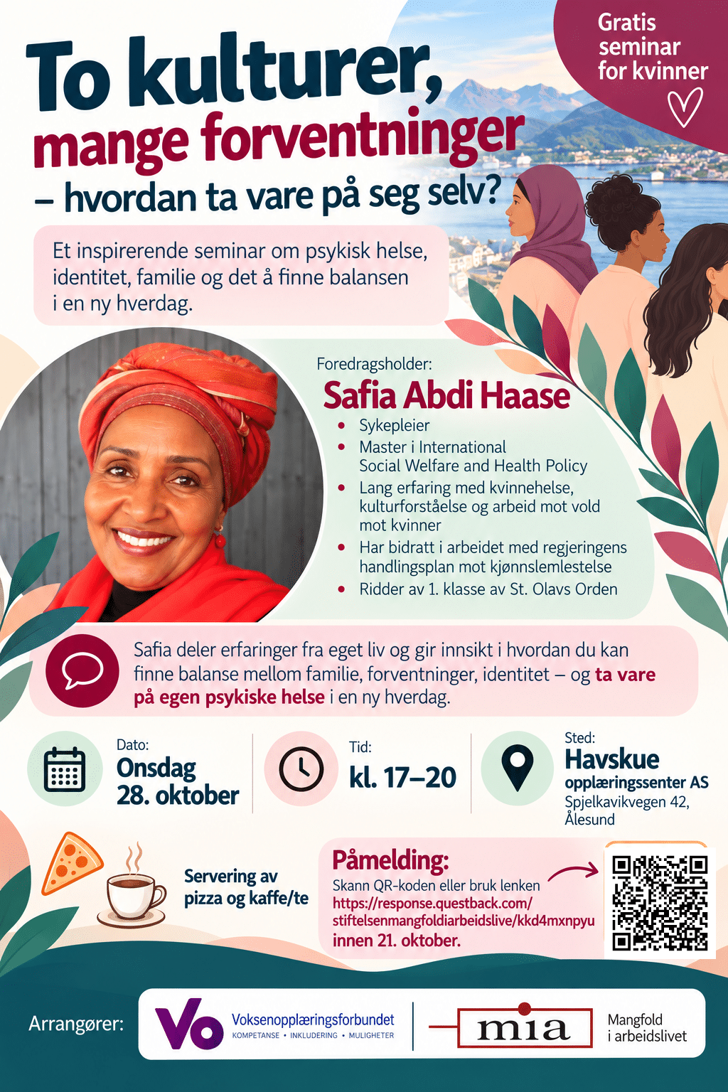 Hvordan ta vare på egen psykiske helse når vi samtidig skal håndtere familie, arbeid og hverdagsliv – og forventninger fra ulike kulturer? 1